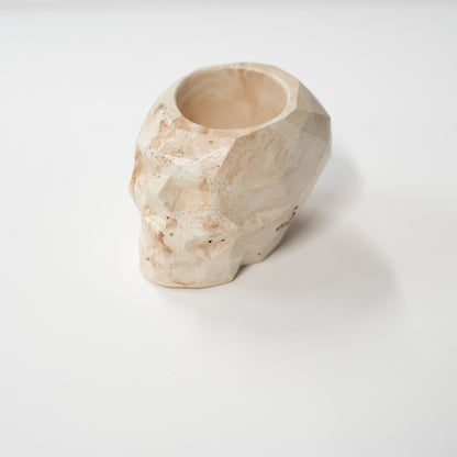 Marbled Mini Skull Planter