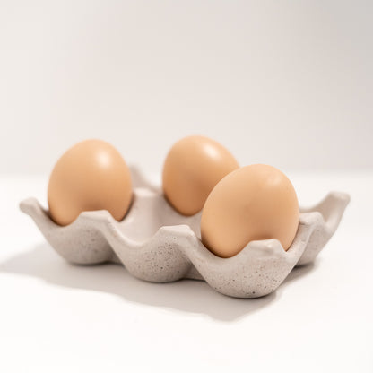 Off White Egg Holder