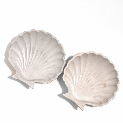 Grey Seashell Dish