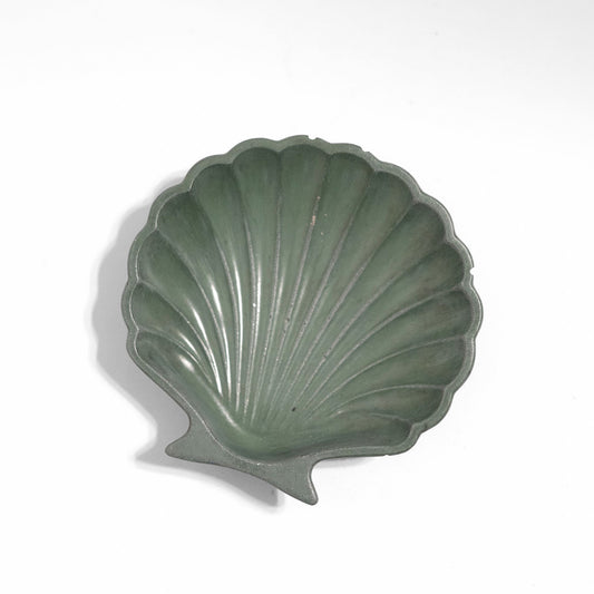 Green Seashell Dish