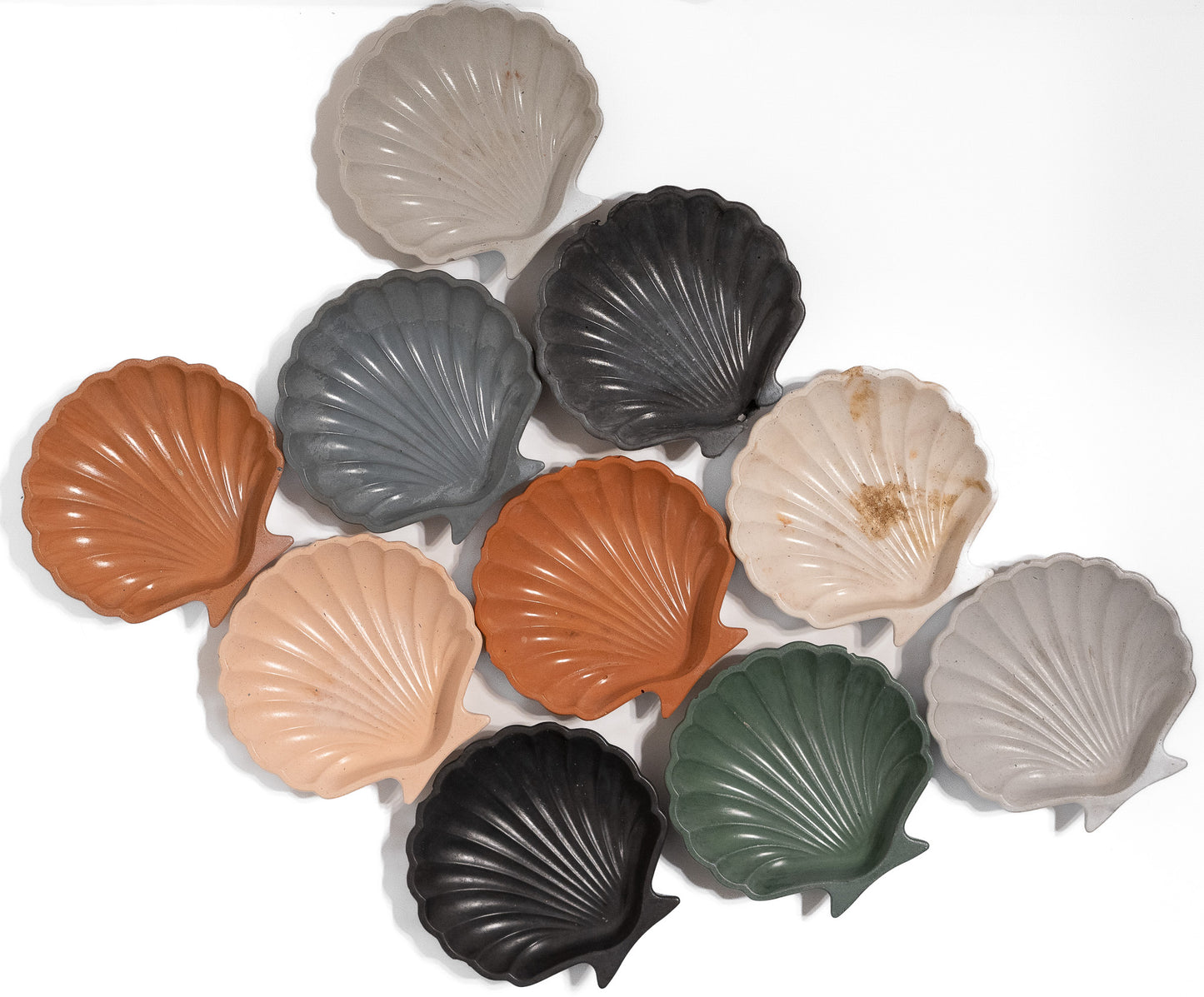 Charcoal Seashell Dish